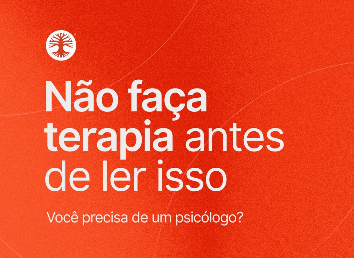 E-book: Não faça terapia antes de ler isso